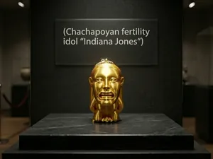 Ídolo de fertilidad chachapoyano "indiana jones"