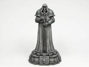 Grimdark / Fantasy Knight Statue Wargaming Terrain