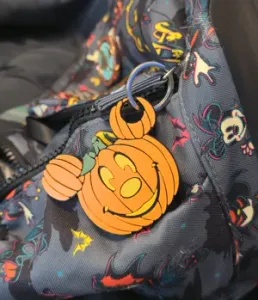 Mickey Pumpkin Keychain/Zipper Pull