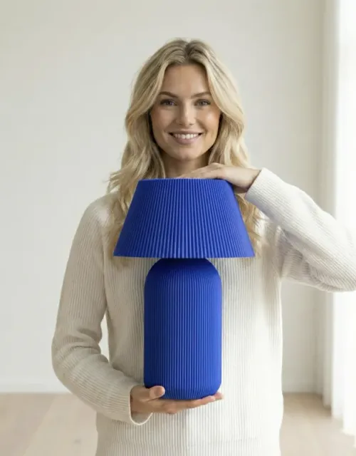 Nordic Ribbed Lamp E27 & E26 Parametric Hole — Фото 2 из 9