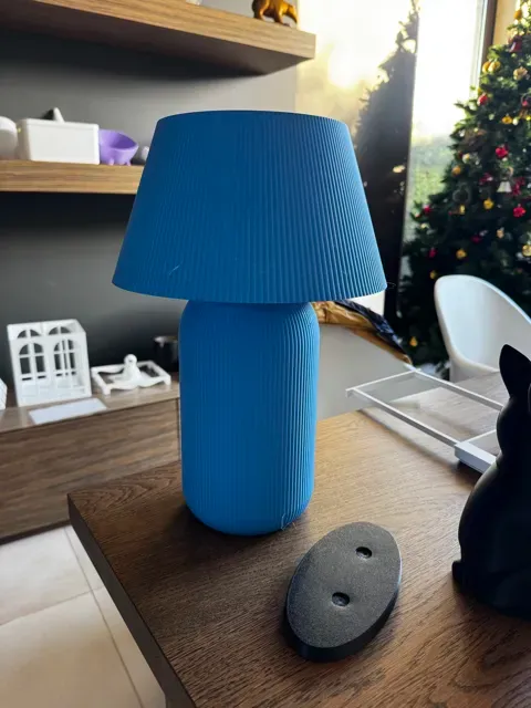 Nordic Ribbed Lamp E27 & E26 Parametric Hole — Фото 8 из 9