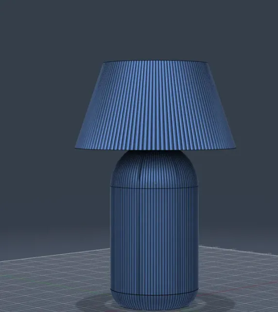 Nordic Ribbed Lamp E27 & E26 Parametric Hole — Фото 9 из 9