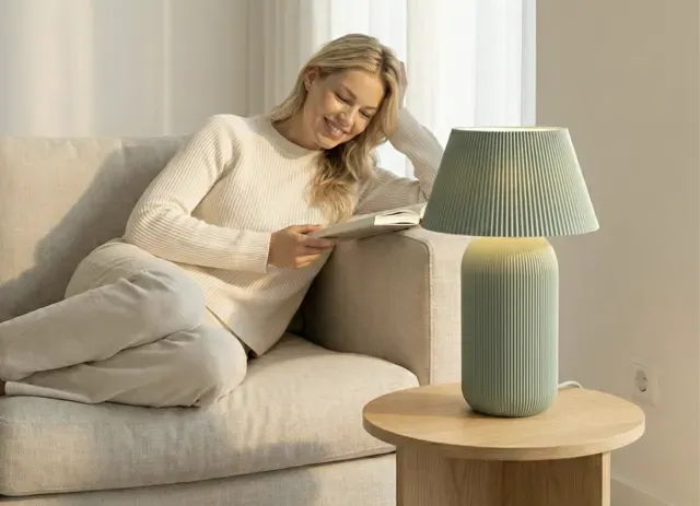 Nordic Ribbed Lamp E27 & E26 Parametric Hole — Фото 3 из 9