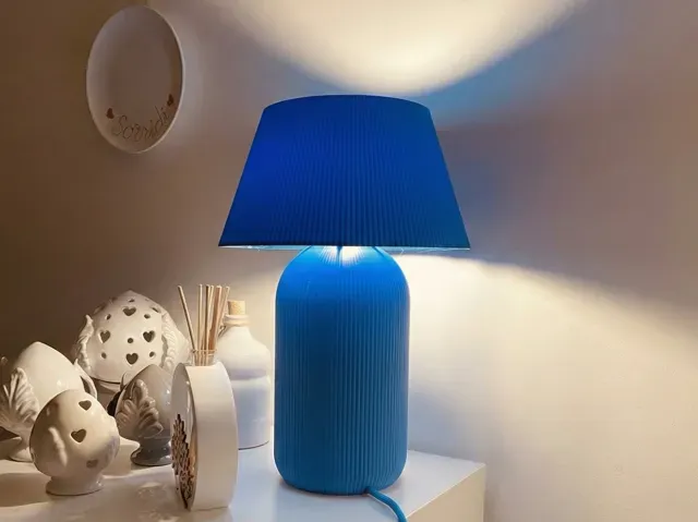 Nordic Ribbed Lamp E27 & E26 Parametric Hole