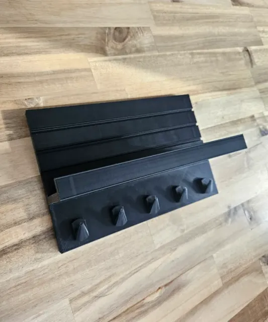 Modern modular wall key holder with Shelf — Image 2 of 7