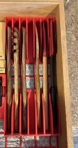 Gridfinity Utensil Dividers (1x3 base)