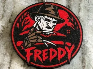 Freddy Kruger Keychain - 3.5"X3.5"