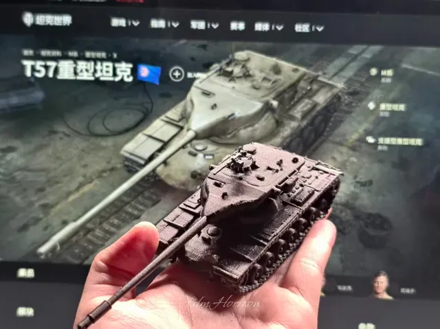 T57重型坦克 坦克世界T57坦克 1:72 — Фото 7 из 11
