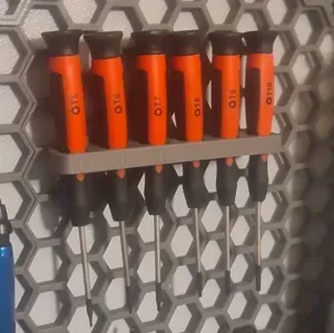 Honeycomb Storage Wall - Torx Screwdriver Holder