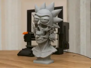 Art rick bust / enlightenment decor