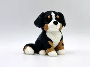 Knitted Bernese Mountain Dog