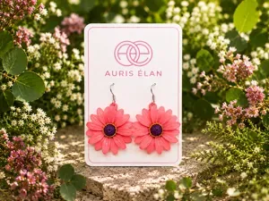 African Daisy Delight Earrings