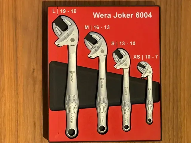 Gridfinity Bin Wera Joker 6004 SelfSetting-Spanner — Фото 2 из 4