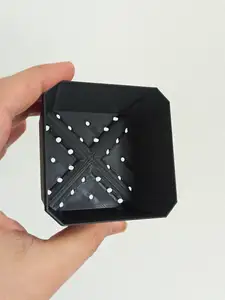 7.5cm square plant pot with a low height of 4cm