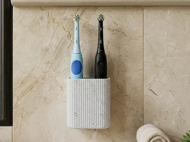 Soporte Pared Minimalista para Cepillo Eléctrico