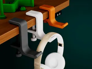 Universal Headphone Clamp | Desk Hanger (3 Sizes)