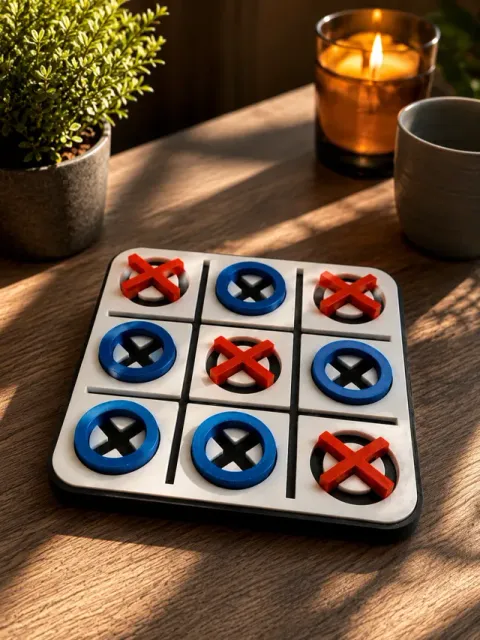 Tic-Tac-Toe 3D – Removable Pieces Game — Фото 2 из 4