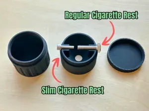 Ashtray for Cigarettes & IQOS – Car & Desktop Use