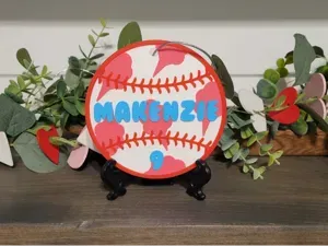 Cotton Candy Baseball