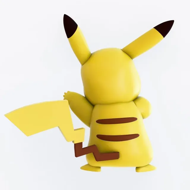 Pikachu Pokemon Model; No AMS Needed - Split Print — Фото 6 из 7