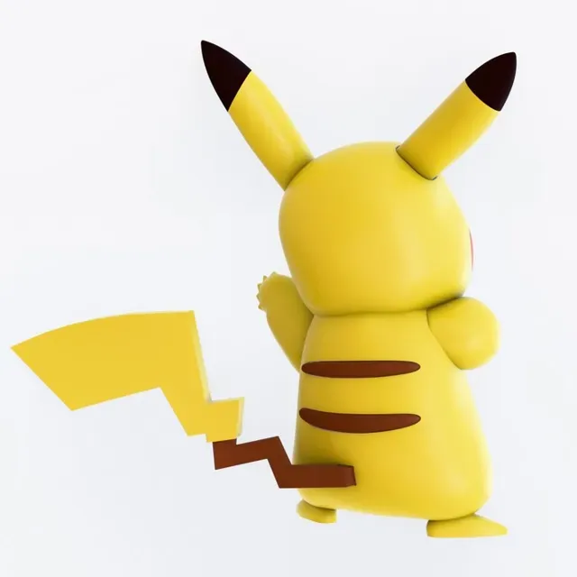 Pikachu Pokemon Model; No AMS Needed - Split Print — Фото 5 из 7