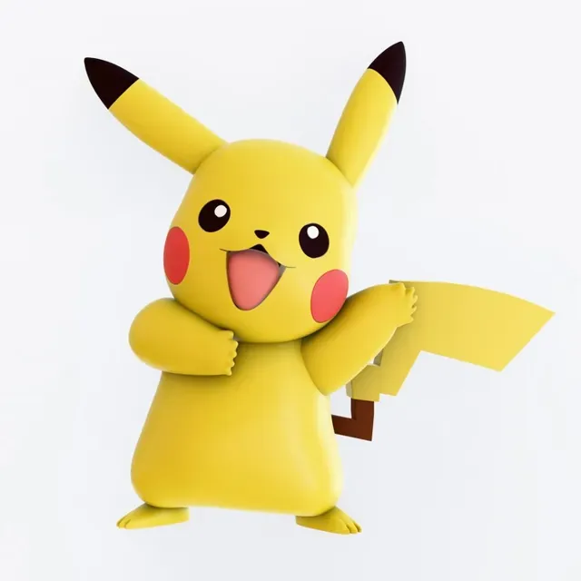 Pikachu Pokemon Model; No AMS Needed - Split Print — Фото 7 из 7