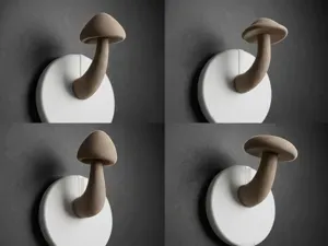 Mushroom Bathroom Modular Hook