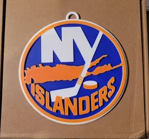 NEW YORK ISLANDERS 3D Logo 180mm series