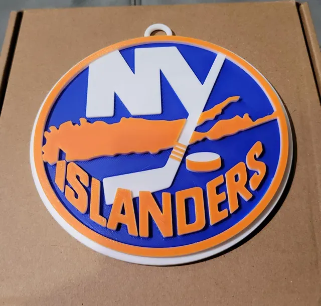 NEW YORK ISLANDERS 3D Logo 180mm series — Фото 2 из 3