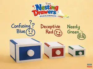 The Nesting Drawers | 3 Puzzles in 1