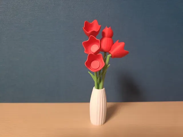 6 Assorted Mini Flowers | Mini Vase & Animal Picks — Фото 4 из 8