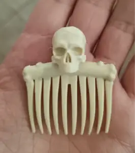 Bones hair comb