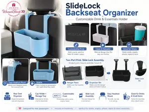 Backseat Organizer Customizable Drink Holder
