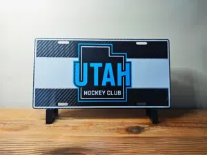 NHL Team Licence Plate - Utah Hockey Club