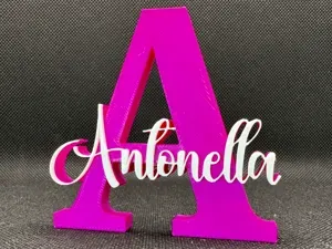ANTONELLA name ornament sign nametag