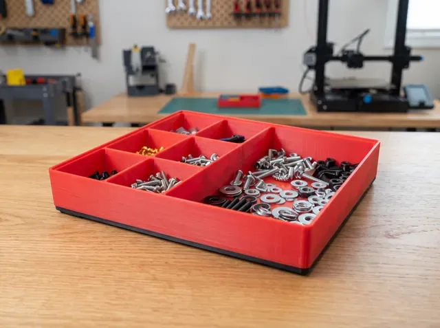Parametric Stackable Storage Box & Organizer — Фото 6 из 7