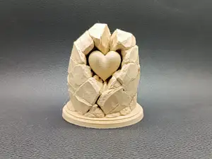 Love Carved in Stone Valentine of Unbreakable Love