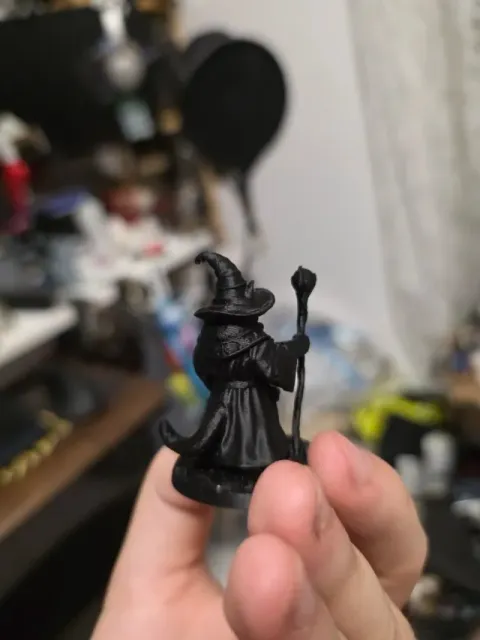 Whisker the Wizard – Cat Mage RPG Miniature — Фото 4 из 5