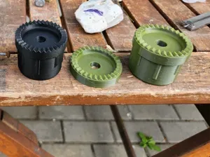 Garden swing locking mechanism part for top cover