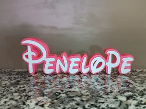 Penelope Disney Name Sign Decorated Room child