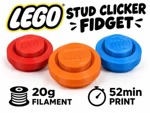 L E G O Stud Fidget Clicker