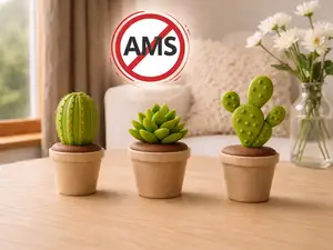 Mini Cactus & Succulent Decorative Storage Pots