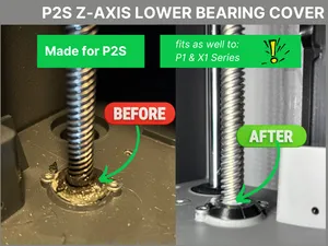 P2S Abdeckung der unteren Z-Achsenlagerung 