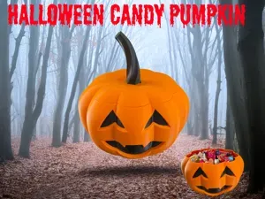 Halloween Pumpkin Candy bowl Trick or Treat