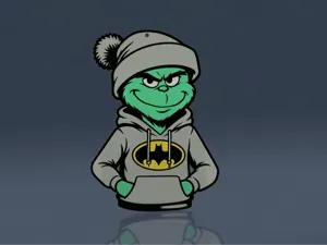 Grinch Ornament - Batman