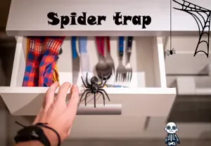 Spider trap for drawer