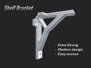 Shelf Bracket - Modern L support bracket for shelf