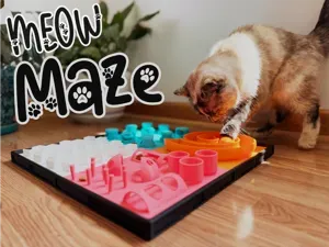 MeowMaze: Cat Treat Interlocking Maze System