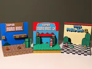 Super Mario Bros. 1 - 3 Nes Trilogy Diorama