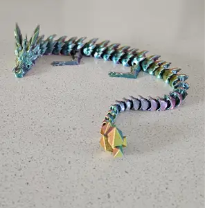 Flexi Long Dragon Crystal tail print in place V2